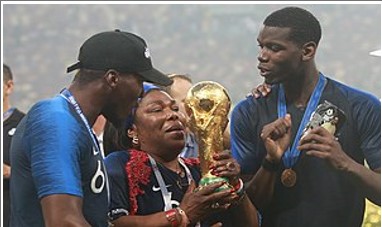 World Cup 2018: Paul Pogba celebrating his first trophy with France